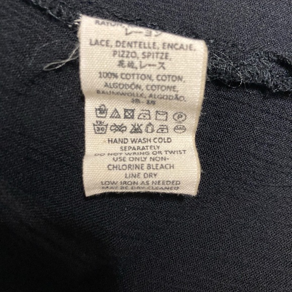 Free people black shirt - tag removed - maybe M or L - Picture 4 of 5